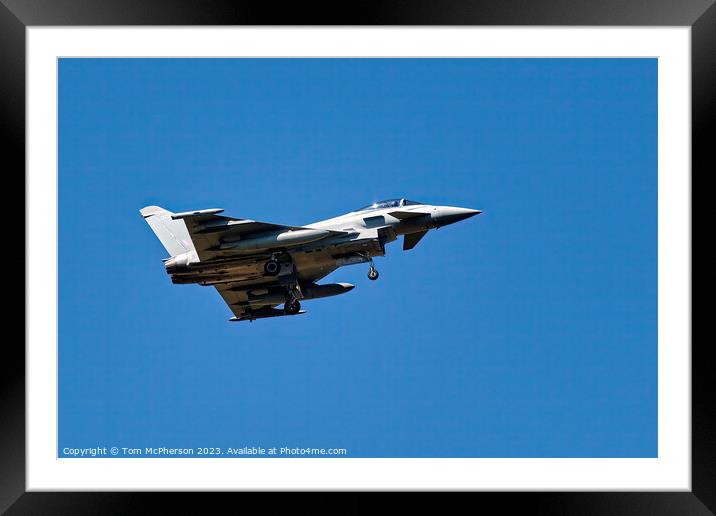 The Typhoon FGR.Mk 4  Framed Mounted Print by Tom McPherson