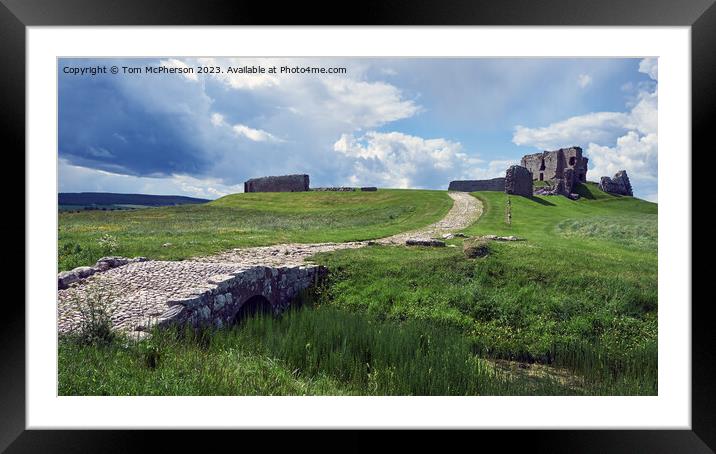 Duffus Castle: Testament of Medieval Might Framed Mounted Print by Tom McPherson
