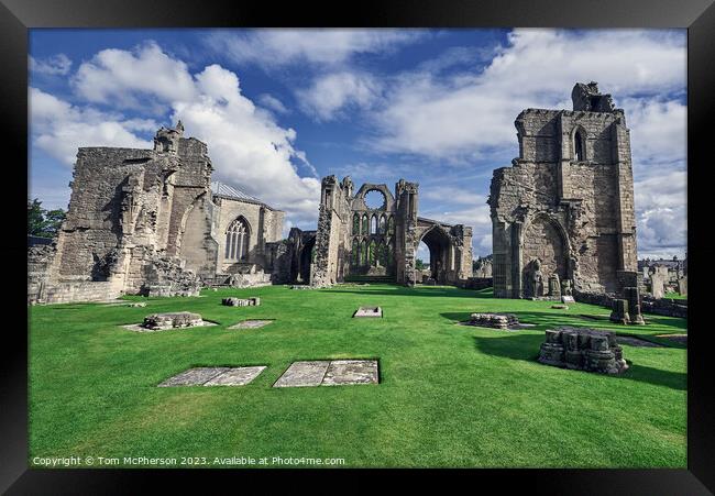 Elgin Cathedral's Enchanting Interior Framed Print by Tom McPherson