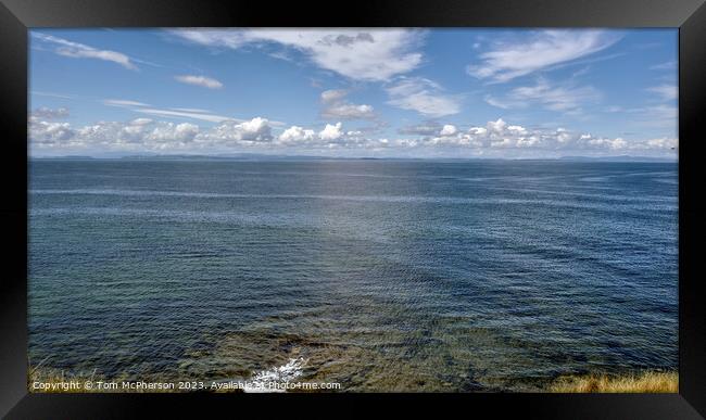 Dolphin's Playground: Moray Firth Framed Print by Tom McPherson
