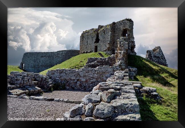 Duffus Castle: A Timeless Sentinel Framed Print by Tom McPherson
