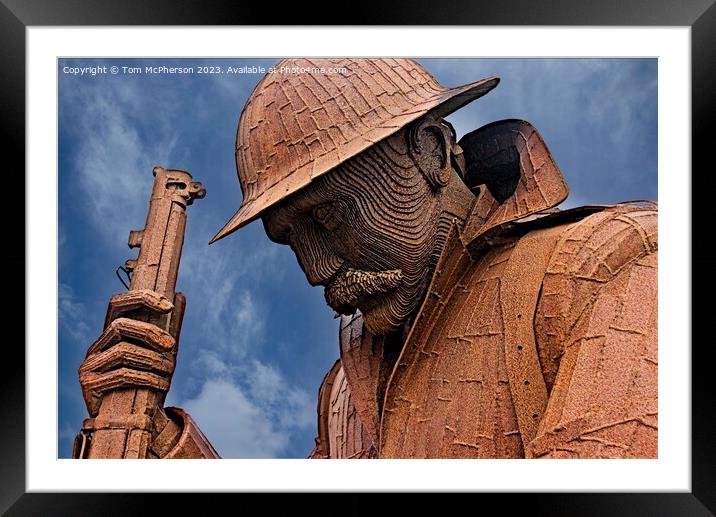 'Guardian of Seaham: A Silent Sentinel' Framed Mounted Print by Tom McPherson