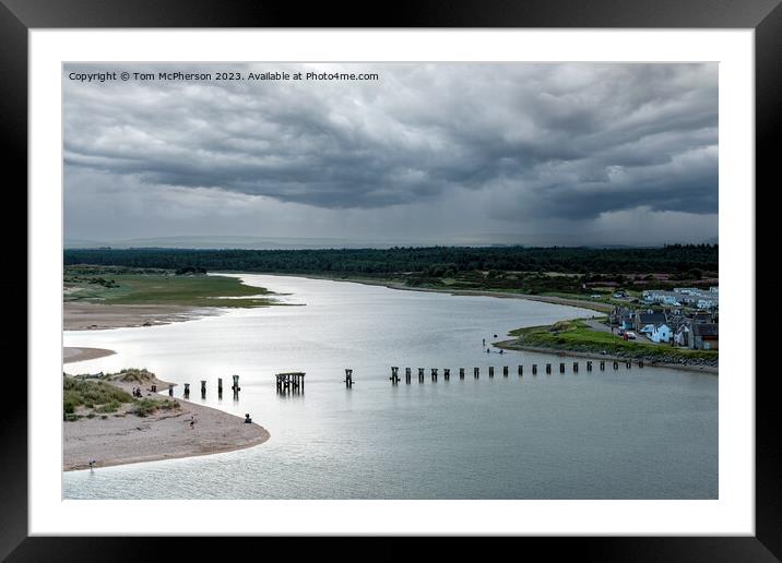 Heritage Bridge Over Lossiemouth Waters Framed Mounted Print by Tom McPherson
