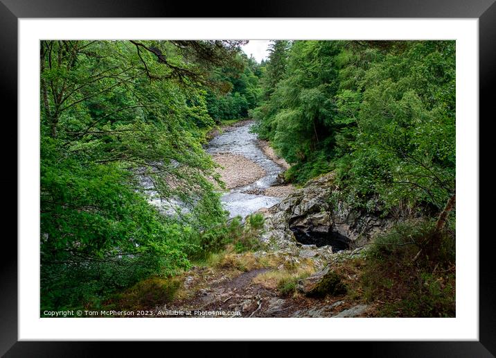 Serenity at Findhorn: Randolph's Leap Unveiled Framed Mounted Print by Tom McPherson