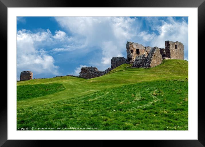 'Fortress of Time: Duffus Castle' Framed Mounted Print by Tom McPherson
