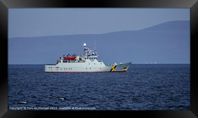 'Guardian of Scotland's Inshore Fisheries' Framed Print by Tom McPherson