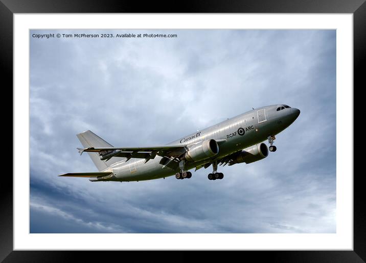 The Airbus CC-150 Polaris Framed Mounted Print by Tom McPherson