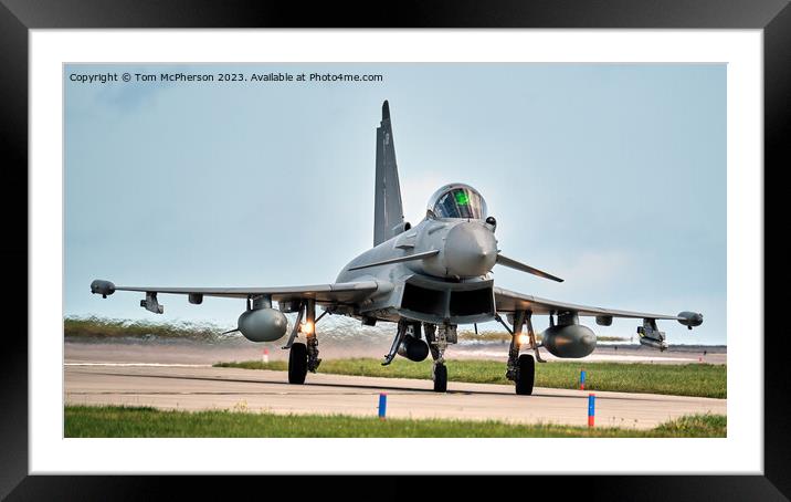 Eurofighter Typhoon: The Four-Nation Powerhouse Framed Mounted Print by Tom McPherson
