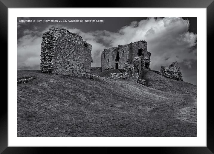 Duffus Castle: A Historical Enigma  Framed Mounted Print by Tom McPherson