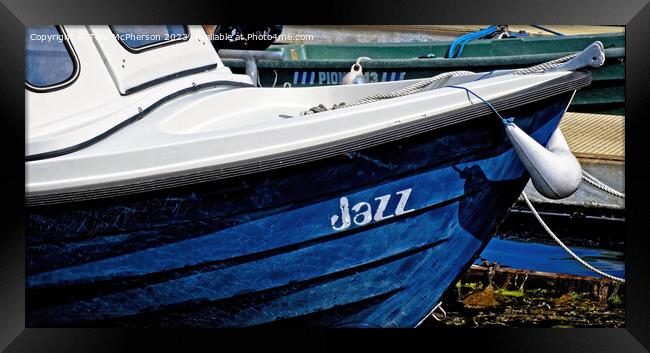 Jazz the Boat Framed Print by Tom McPherson