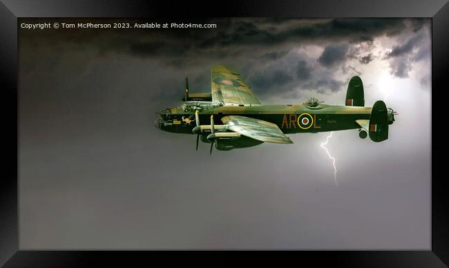 Avro Lancaster B.1 - PA474 PA474 Framed Print by Tom McPherson