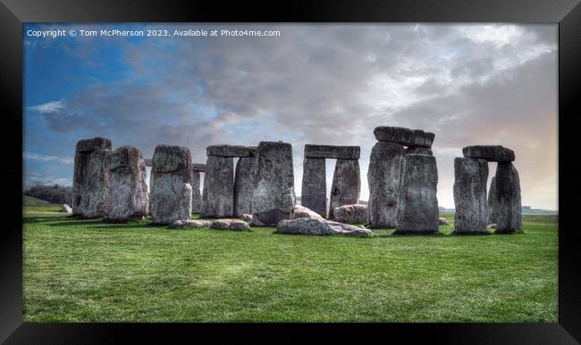 Stonehenge Framed Print by Tom McPherson
