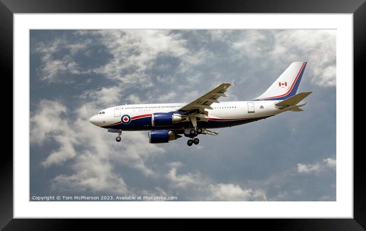 Airbus A310 CC-150 Polaris Framed Mounted Print by Tom McPherson
