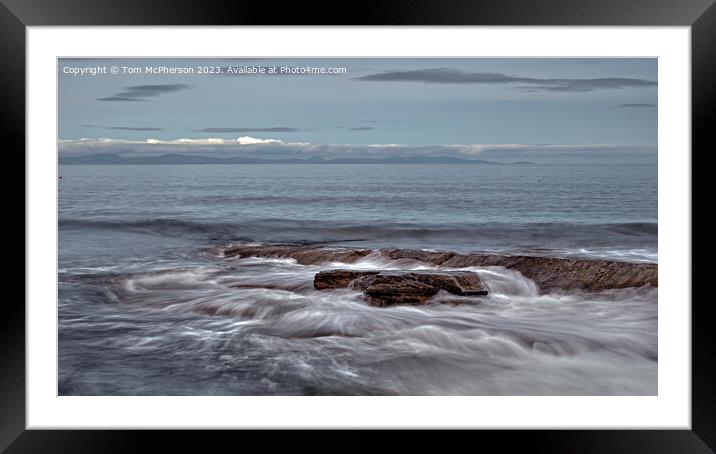 Moray Firth Shore Seascape Framed Mounted Print by Tom McPherson