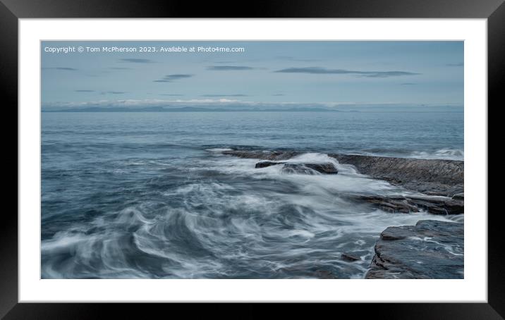 Moray Seascape Long Exposure Framed Mounted Print by Tom McPherson