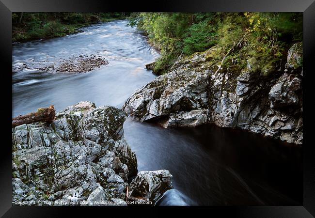 Randolph's Leap, River Findhorn Framed Print by Tom McPherson