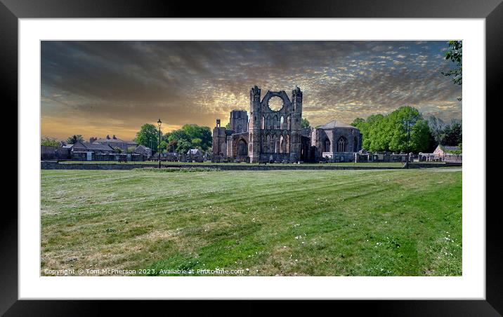 Historic Elgin Cathedral Framed Mounted Print by Tom McPherson