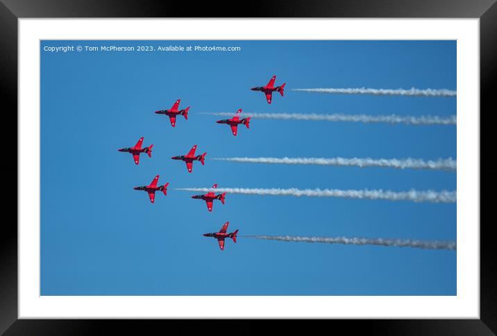 Red Arrows Framed Mounted Print by Tom McPherson