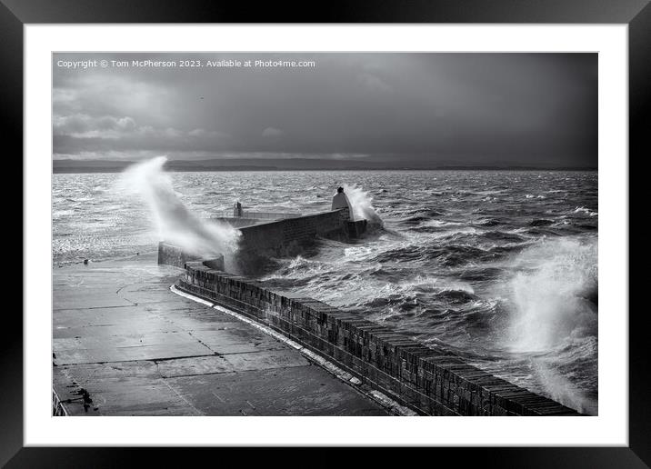 Power of the Sea Framed Mounted Print by Tom McPherson