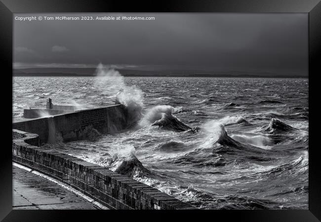 Power of the Sea Framed Print by Tom McPherson