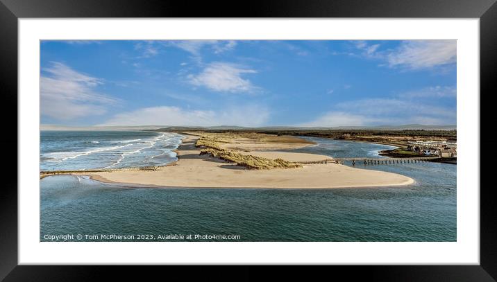 Lossiemouth Panorama Framed Mounted Print by Tom McPherson
