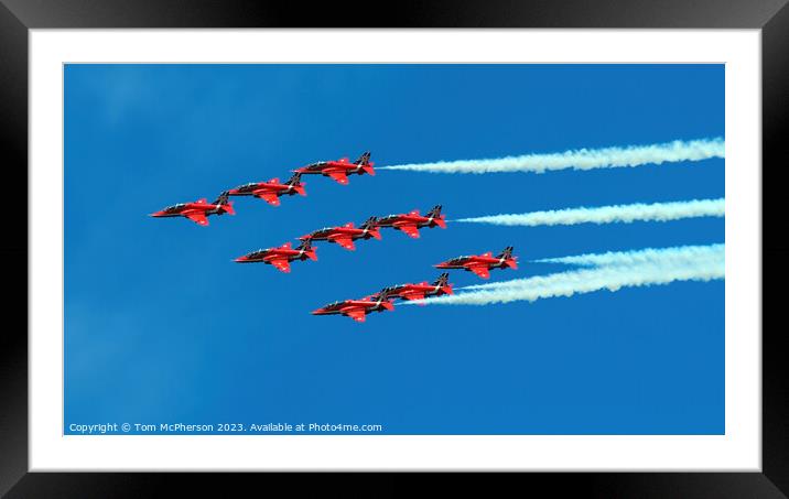 The Red Arrows Framed Mounted Print by Tom McPherson