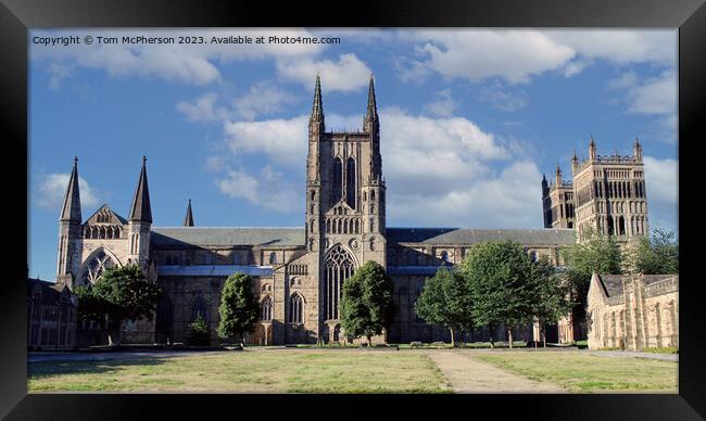 Durham Cathedral  Framed Print by Tom McPherson