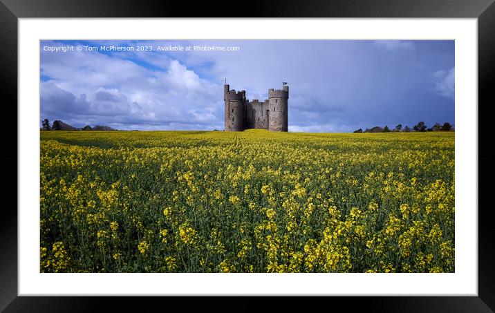 Medieval Castle Framed Mounted Print by Tom McPherson