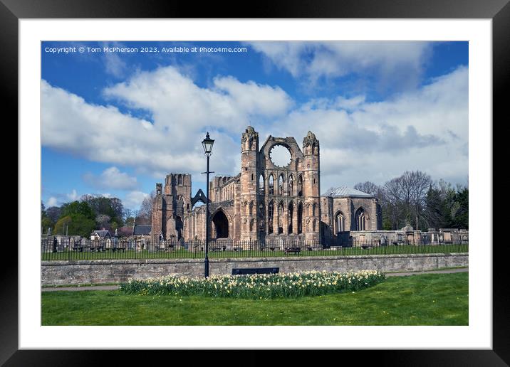 Historic Elgin Cathedral Framed Mounted Print by Tom McPherson
