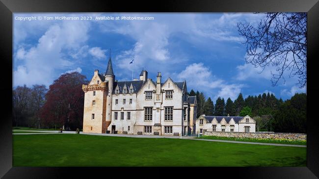 Majestic Brodie Castle Framed Print by Tom McPherson