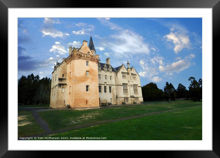 Brodie Castle Framed Mounted Print by Tom McPherson