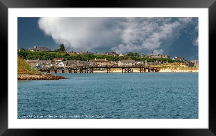 Lossiemouth Old Bridge Framed Mounted Print by Tom McPherson
