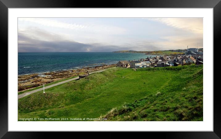 Burghead Back Shore Framed Mounted Print by Tom McPherson