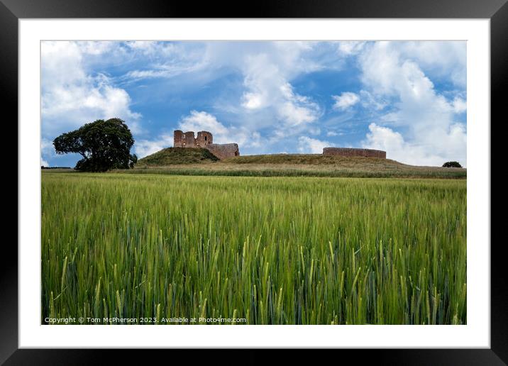 Duffus Castle Moray Framed Mounted Print by Tom McPherson