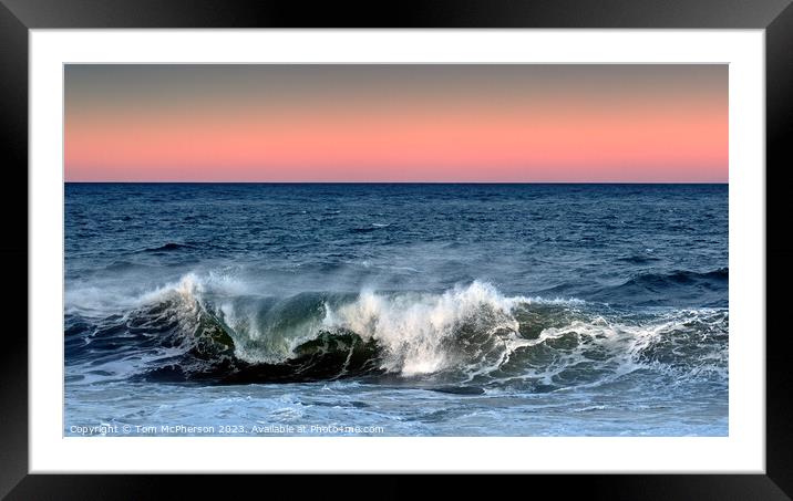 Seascape 323 Framed Mounted Print by Tom McPherson