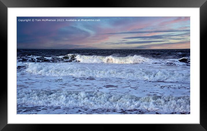 seascape of Moray Firth Framed Mounted Print by Tom McPherson