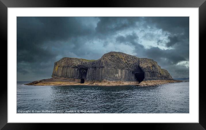 Fingal's Cave Framed Mounted Print by Tom McPherson
