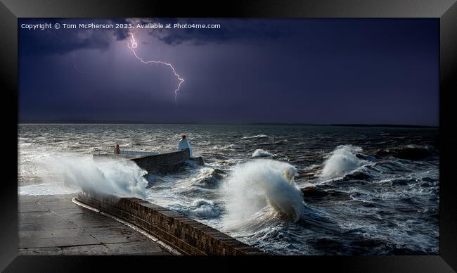 Harbour Storm Framed Print by Tom McPherson