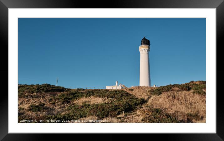 Covesea Lighthouse Framed Mounted Print by Tom McPherson