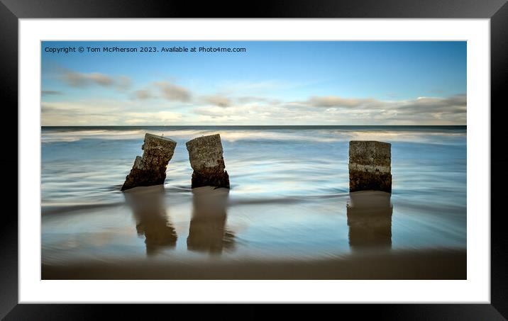 Covesea Seascape Framed Mounted Print by Tom McPherson