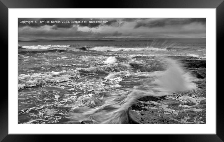 Moray Coast seascape Framed Mounted Print by Tom McPherson