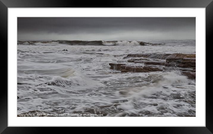 Moray Coast Seascape Framed Mounted Print by Tom McPherson