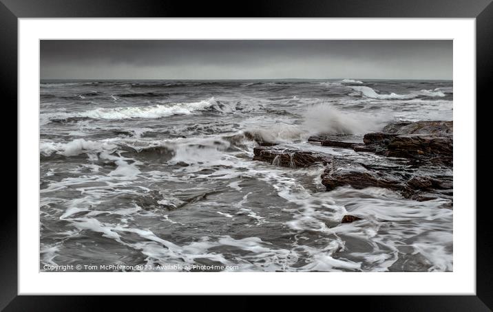 Moray Coast Seascape Framed Mounted Print by Tom McPherson