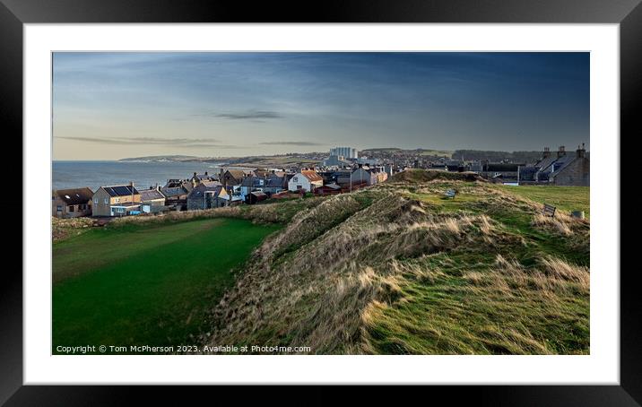 Burghead Village Framed Mounted Print by Tom McPherson