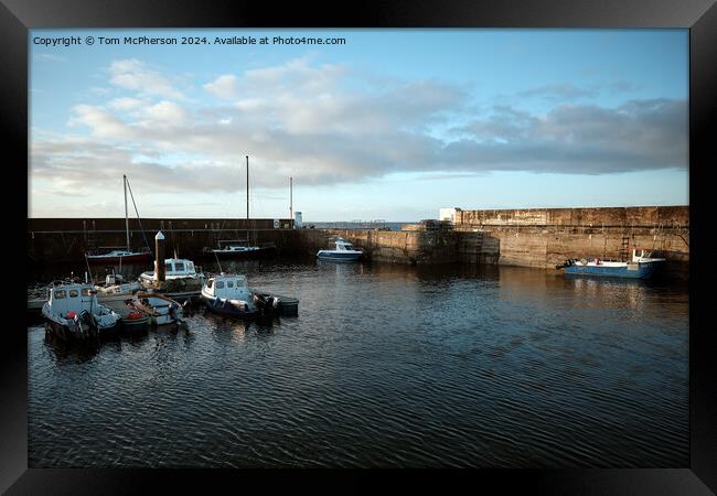 Hopeman Harbour View Framed Print by Tom McPherson