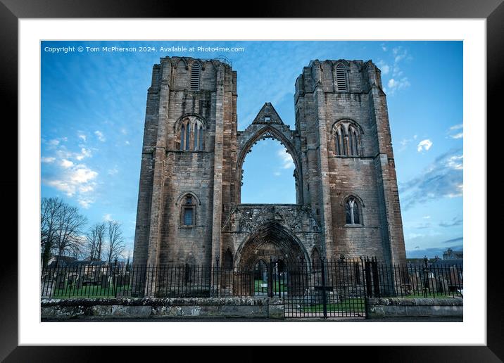 Elgin Cathedral, Moray Framed Mounted Print by Tom McPherson