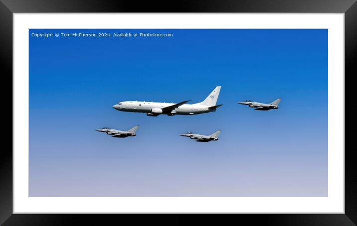 The Poseidon MRA1 (P-8A) Framed Mounted Print by Tom McPherson