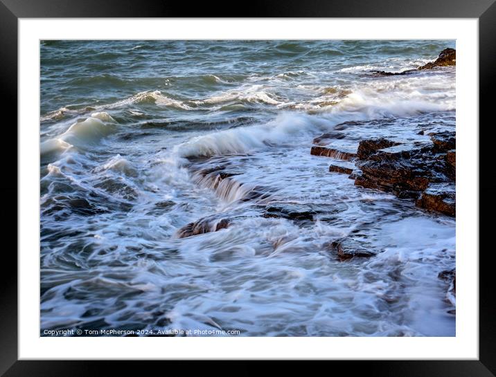 Seascape Beauty Framed Mounted Print by Tom McPherson