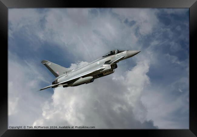 Eurofighter Typhoon Framed Print by Tom McPherson