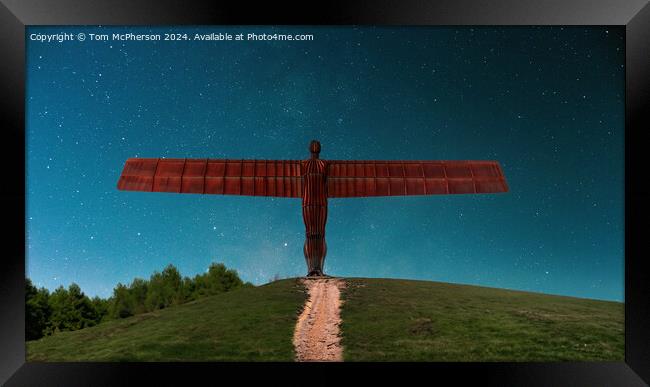 Angel of the North  Framed Print by Tom McPherson